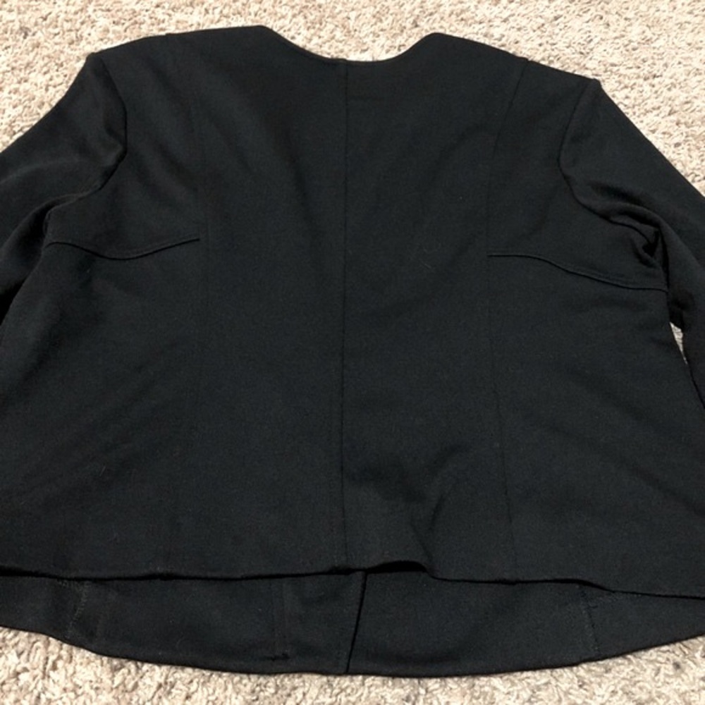 Apt. 9 Black Side Zip Blazer Jacket - Large - Picture 7 of 7
